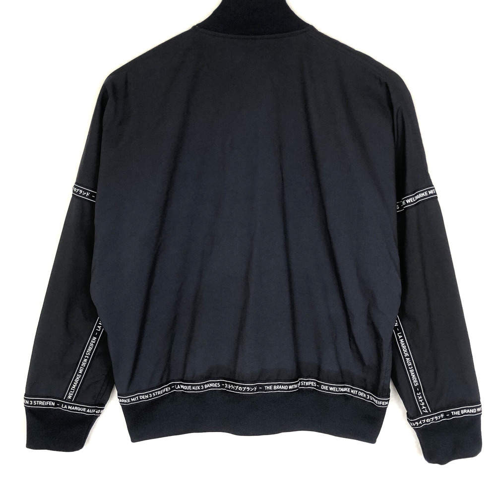 ADIDAS Reversible Full Zip Track Jacket Women's Sz S / M White Navy Blue Casual - Picture 2 of 13